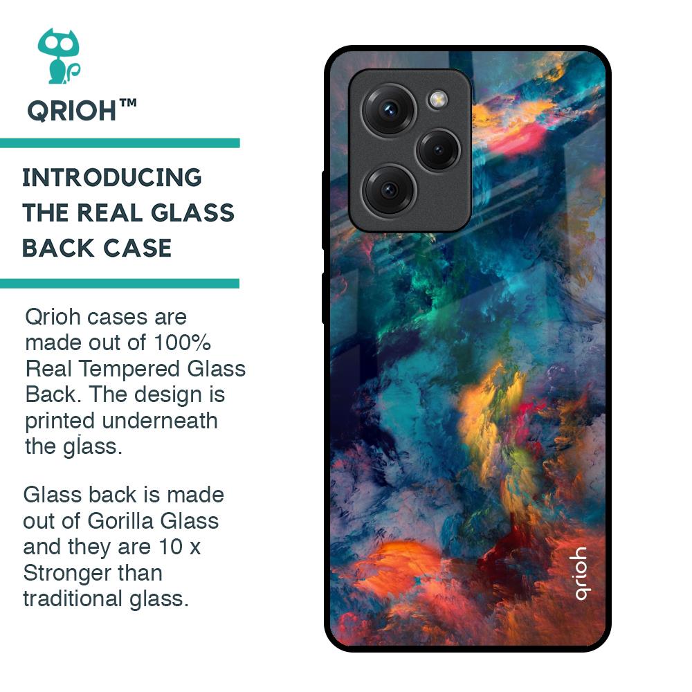 Cloudburst Glass Case for Poco X5 Pro 5G