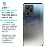 Tricolor Ombre Glass Case for Poco X5 Pro 5G