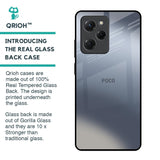 Space Grey Gradient Glass Case for Poco X5 Pro 5G