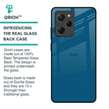 Cobalt Blue Glass Case for Poco X5 Pro 5G