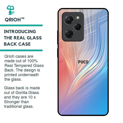 Mystic Aurora Glass Case for Poco X5 Pro 5G