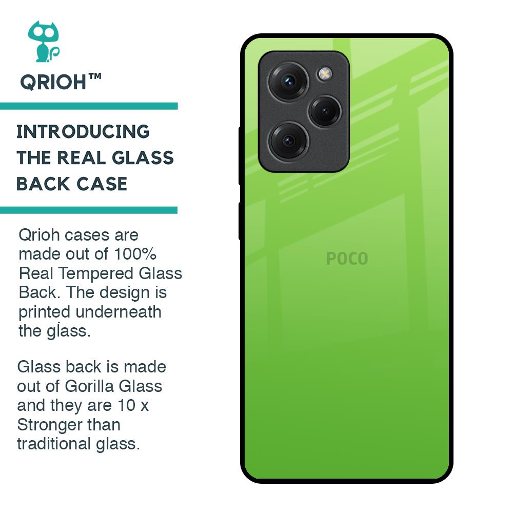 Paradise Green Glass Case For Poco X5 Pro 5G