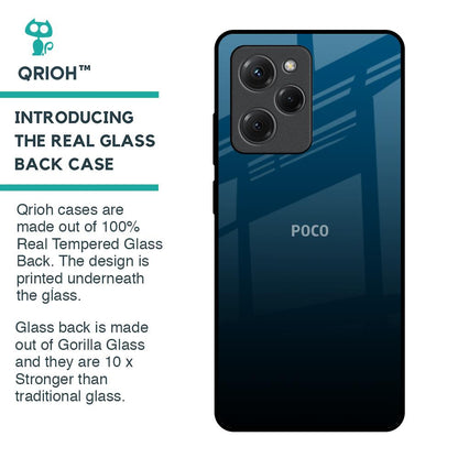 Sailor Blue Glass Case For Poco X5 Pro 5G