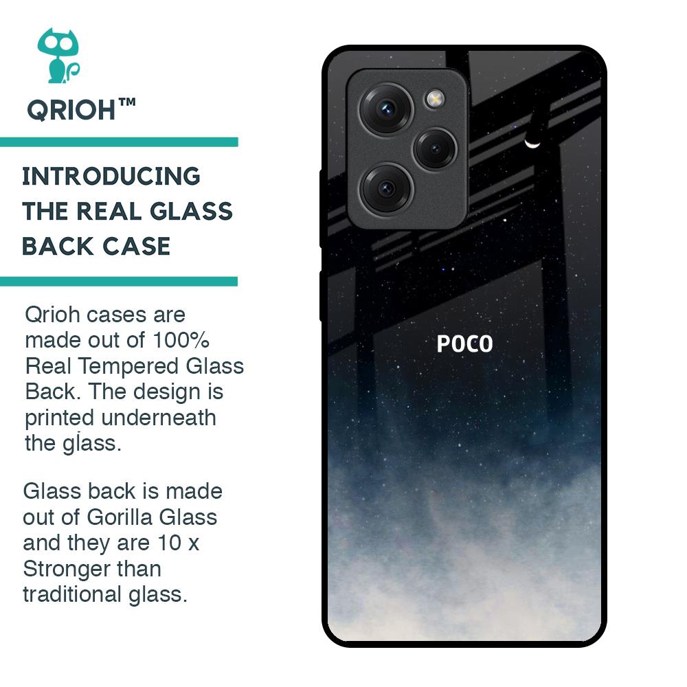 Aesthetic Sky Glass Case for Poco X5 Pro 5G