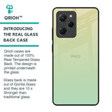 Mint Green Gradient Glass Case for Poco X5 Pro 5G