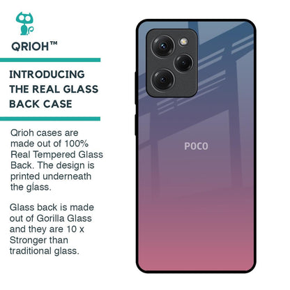 Pastel Gradient Glass Case for Poco X5 Pro 5G