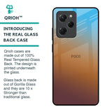 Rich Brown Glass Case for Poco X5 Pro 5G