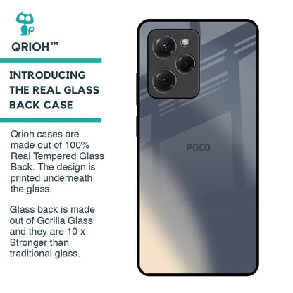 Metallic Gradient Glass Case for Poco X5 Pro 5G