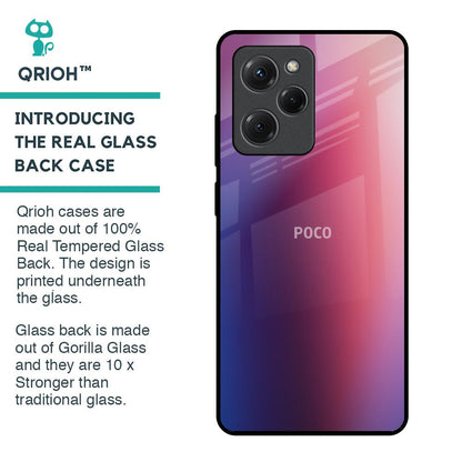 Multi Shaded Gradient Glass Case for Poco X5 Pro 5G