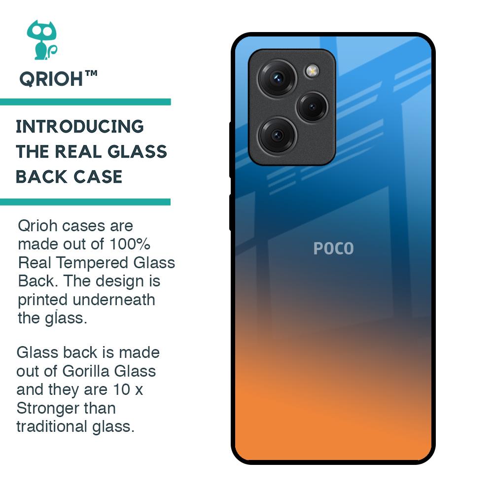Sunset Of Ocean Glass Case for Poco X5 Pro 5G