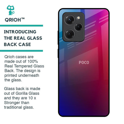 Magical Color Shade Glass Case for Poco X5 Pro 5G