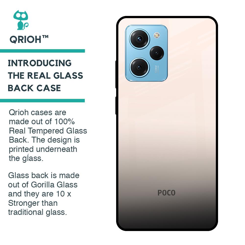 Dove Gradient Glass Case for Poco X5 Pro 5G