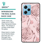 Shimmer Roses Glass case for Poco X5 Pro 5G