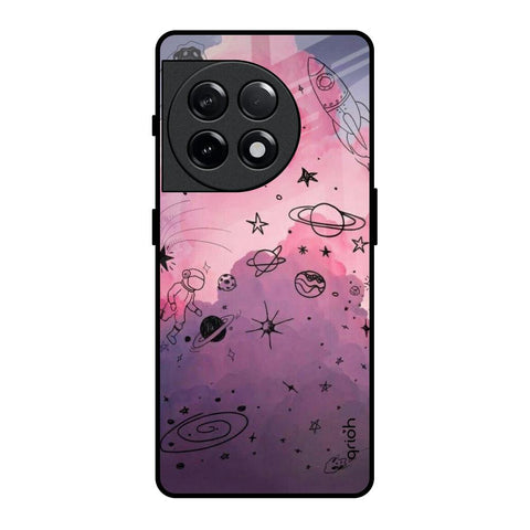 Space Doodles OnePlus 11R 5G Glass Back Cover Online