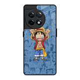 Chubby Anime OnePlus 11R 5G Glass Back Cover Online