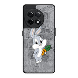 Cute Baby Bunny OnePlus 11R 5G Glass Back Cover Online