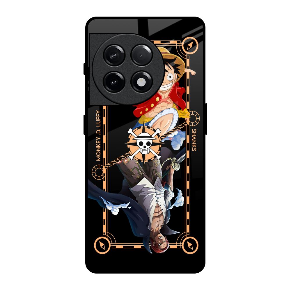 Shanks & Luffy OnePlus 11R 5G Glass Back Cover Online