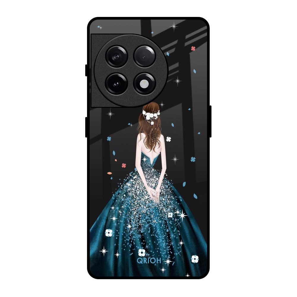 Queen Of Fashion OnePlus 11R 5G Glass Back Cover Online