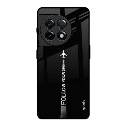 Follow Your Dreams OnePlus 11R 5G Glass Back Cover Online