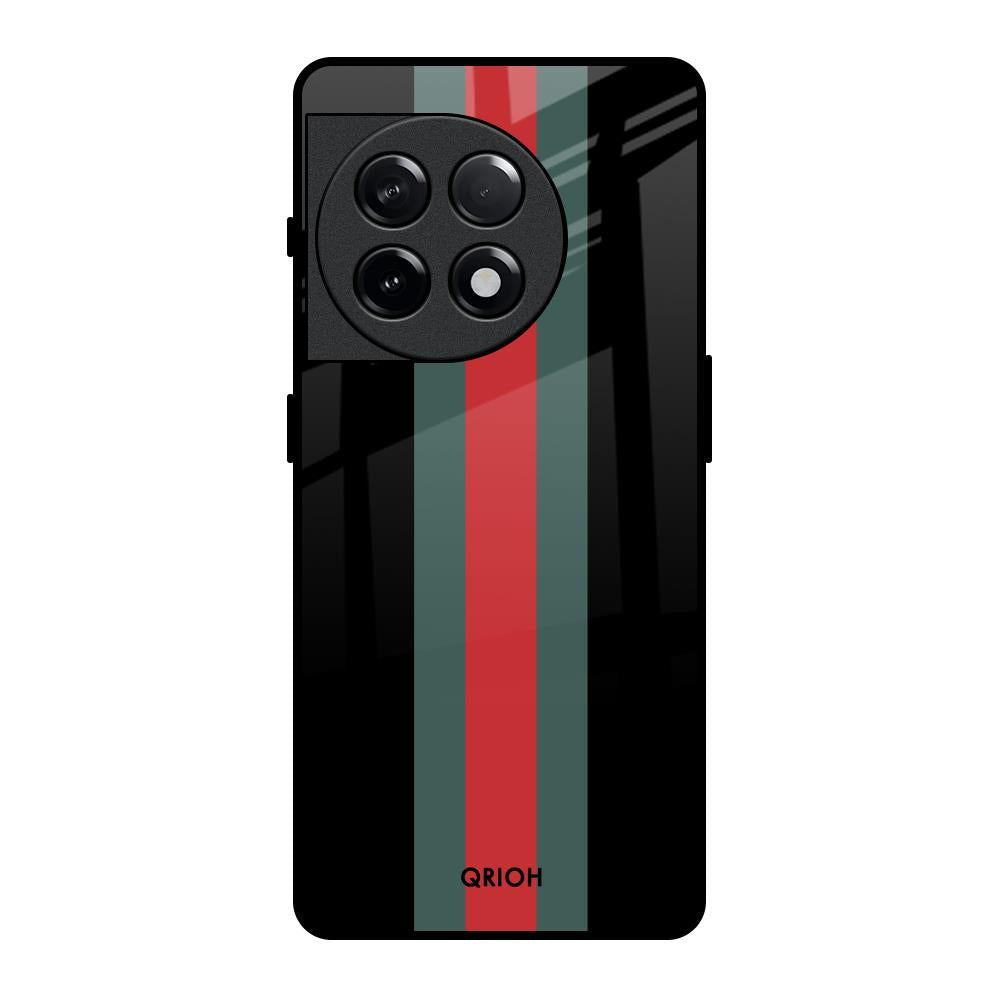 Vertical Stripes OnePlus 11R 5G Glass Back Cover Online
