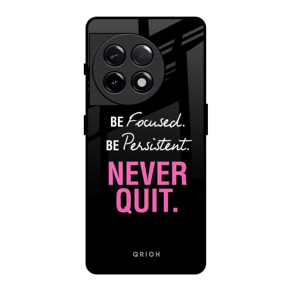 Be Focused OnePlus 11R 5G Glass Back Cover Online