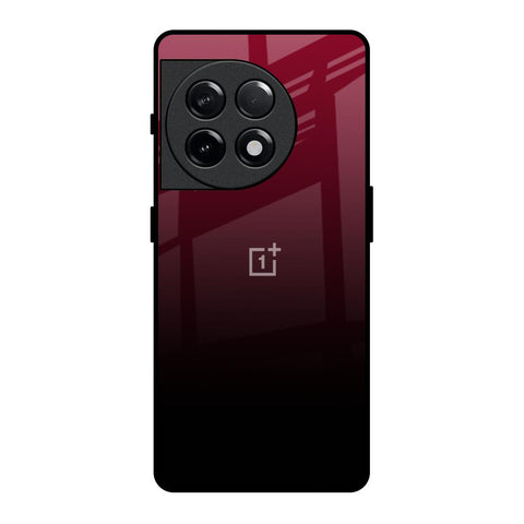 Wine Red OnePlus 11R 5G Glass Back Cover Online