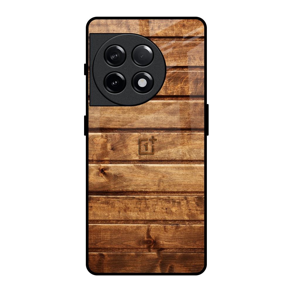 Wooden Planks OnePlus 11R 5G Glass Back Cover Online