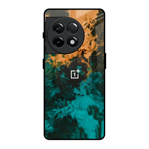 Watercolor Wave OnePlus 11R 5G Glass Back Cover Online