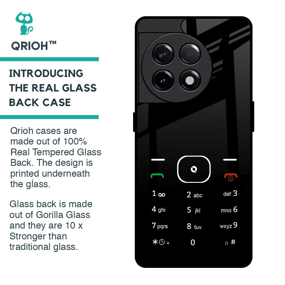 Classic Keypad Pattern Glass Case for OnePlus 11R 5G