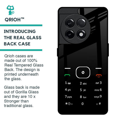 Classic Keypad Pattern Glass Case for OnePlus 11R 5G