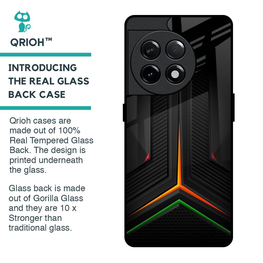 Modern Ultra Chevron Glass Case for OnePlus 11R 5G