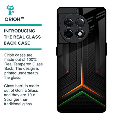 Modern Ultra Chevron Glass Case for OnePlus 11R 5G