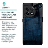 Dark Blue Grunge Glass Case for OnePlus 11R 5G