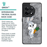 Cute Baby Bunny Glass Case for OnePlus 11R 5G