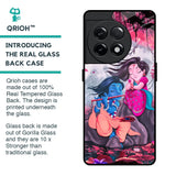 Radha Krishna Art Glass Case for OnePlus 11R 5G