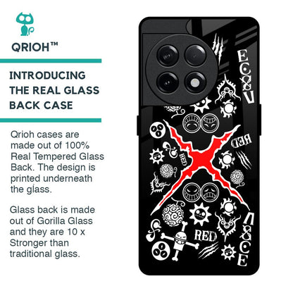 Red Zone Glass Case for OnePlus 11R 5G