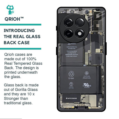 Skeleton Inside Glass Case for OnePlus 11R 5G
