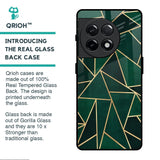 Abstract Green Glass Case For OnePlus 11R 5G