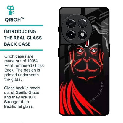 Lord Hanuman Glass Case For OnePlus 11R 5G
