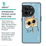 Adorable Cute Kitty Glass Case For OnePlus 11R 5G