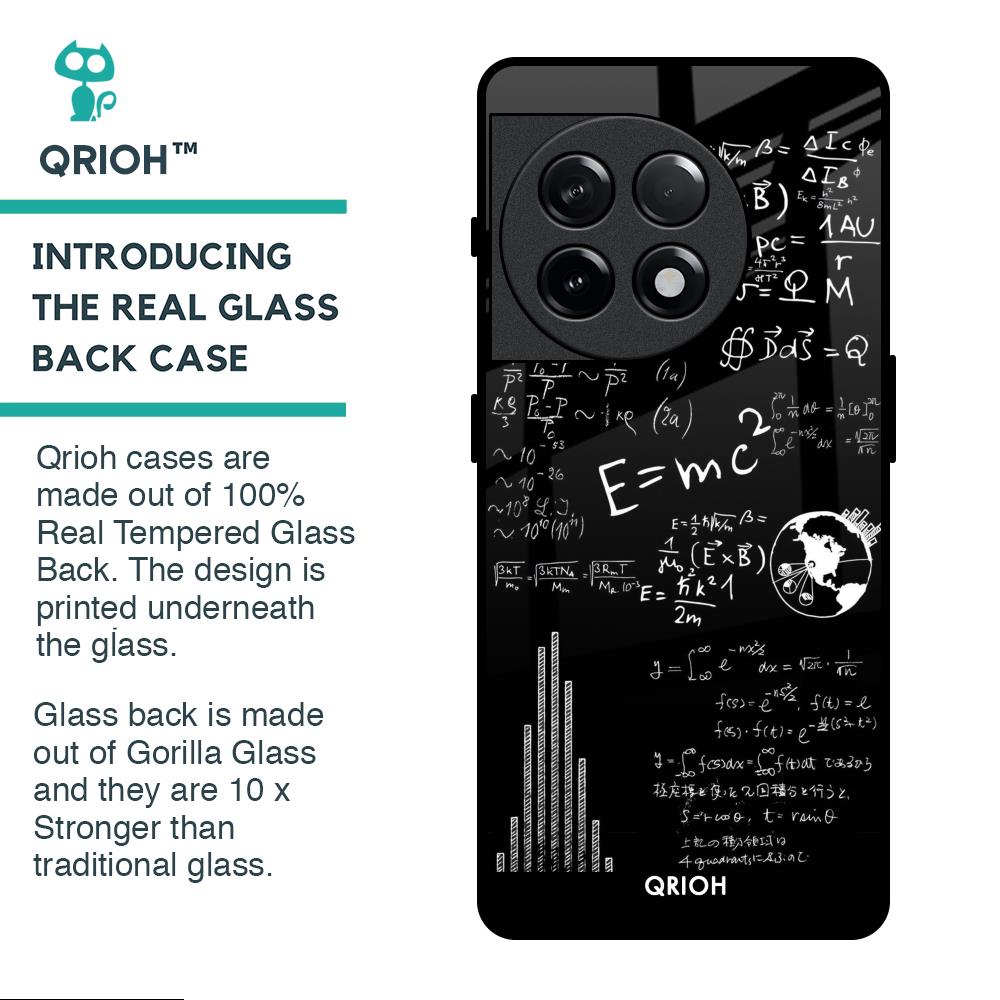 Funny Math Glass Case for OnePlus 11R 5G
