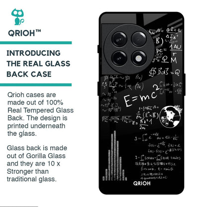 Funny Math Glass Case for OnePlus 11R 5G