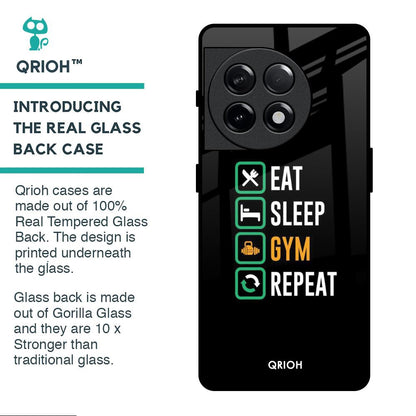Daily Routine Glass Case for OnePlus 11R 5G