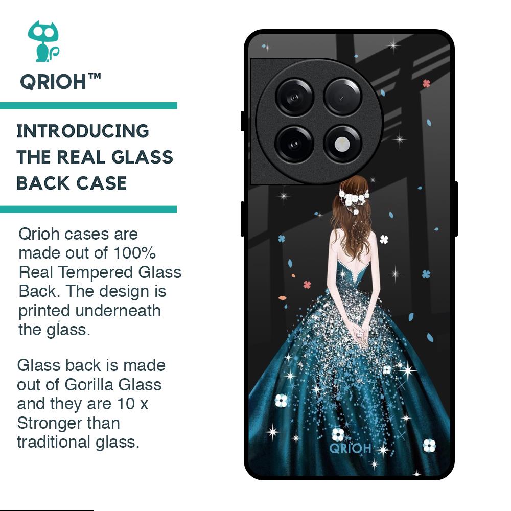 Queen Of Fashion Glass Case for OnePlus 11R 5G