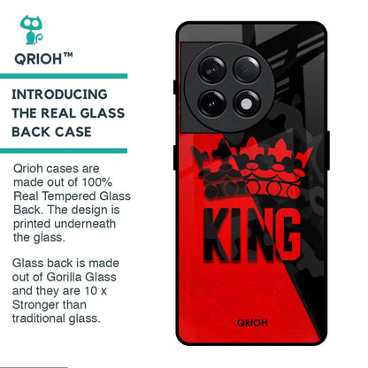 I Am A King Glass Case for OnePlus 11R 5G