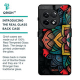 Retro Gorgeous Flower Glass Case for OnePlus 11R 5G