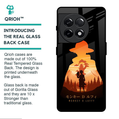 Luffy One Piece Glass Case for OnePlus 11R 5G