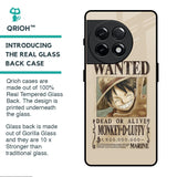 Luffy Wanted Glass Case for OnePlus 11R 5G