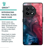 Blue & Red Smoke Glass Case for OnePlus 11R 5G