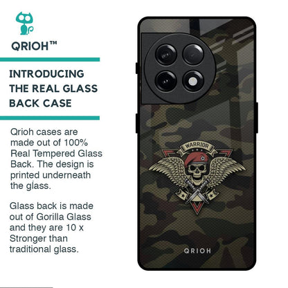 Army Warrior Glass Case for OnePlus 11R 5G
